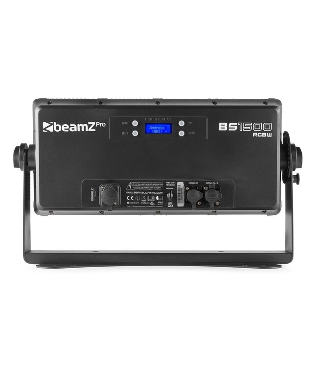 Beamz Pro BS1500 RGBW LED stroboscoop, blinder en floodlight