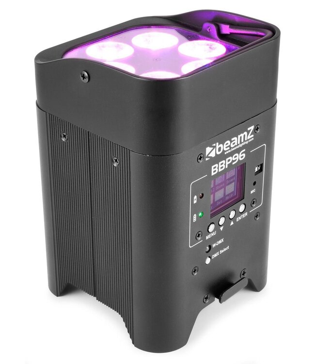 Beamz BBP96 Uplight PAR spot op accu