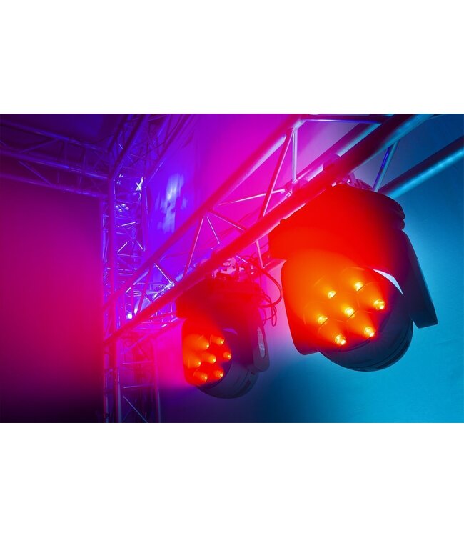 Beamz MHL740 led wash zoom movinghead set