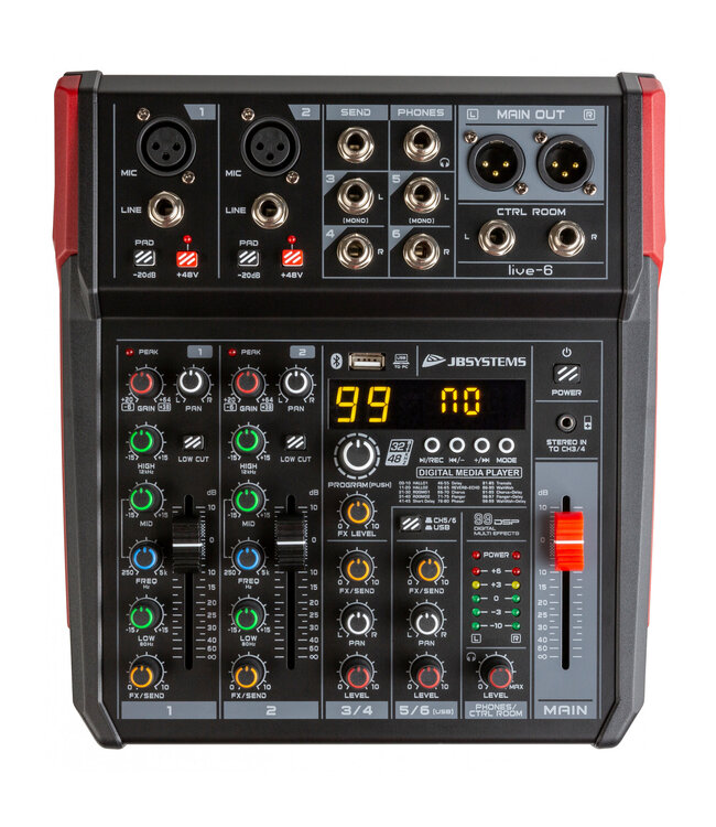 JB systems LIve 6 Pa mixer