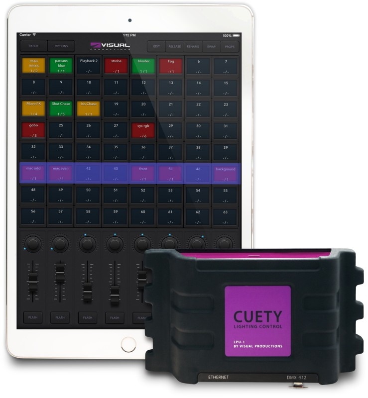 Visual Productions Cuety LPU-2 DMX interface voor iPad