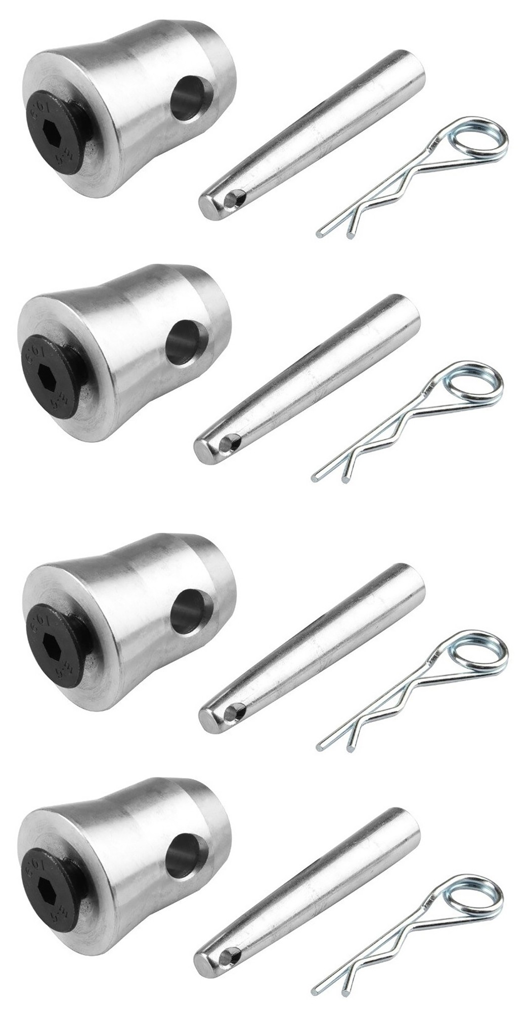 Beamz P30 halve cone truss connectors set van 4