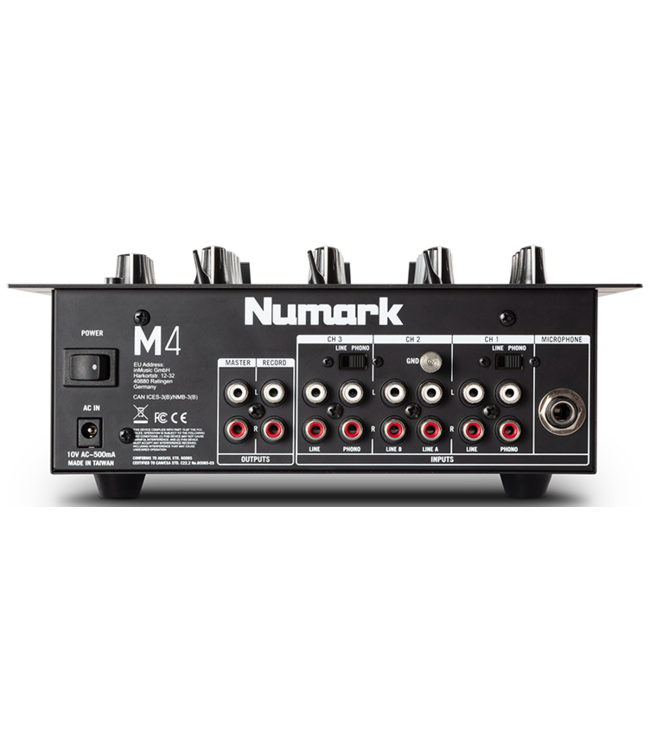 Numark M4 total black 3 kanaals scratch mixer Dutch DJ Equipment