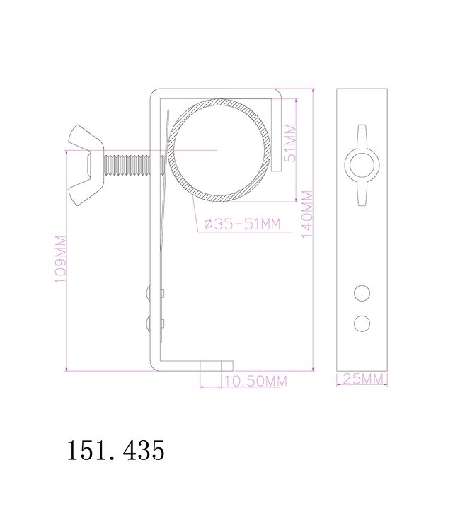Beamz BC50B-50 G-haak