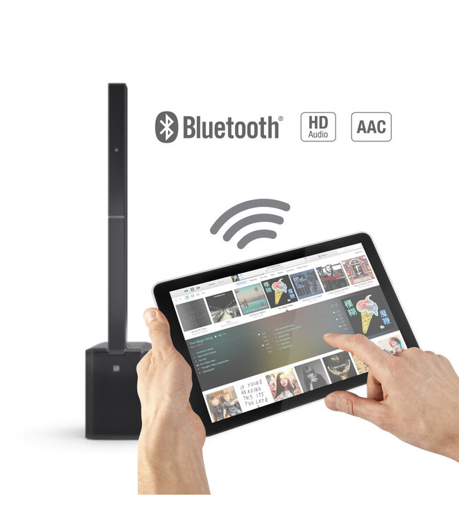 LD systems MAUI 28 G3 Compact actieve Kolom speaker met bluetooth zwart/wit