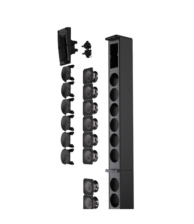 LD systems MAUI 28 G3 Compact actieve Kolom speaker met bluetooth zwart/wit