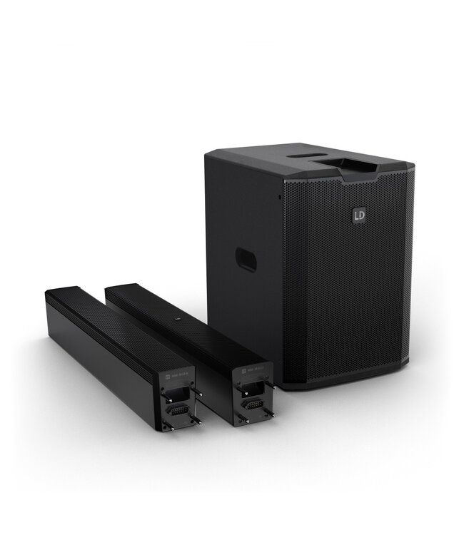 LD systems MAUI 28 G3 Compact actieve Kolom speaker met bluetooth zwart/wit