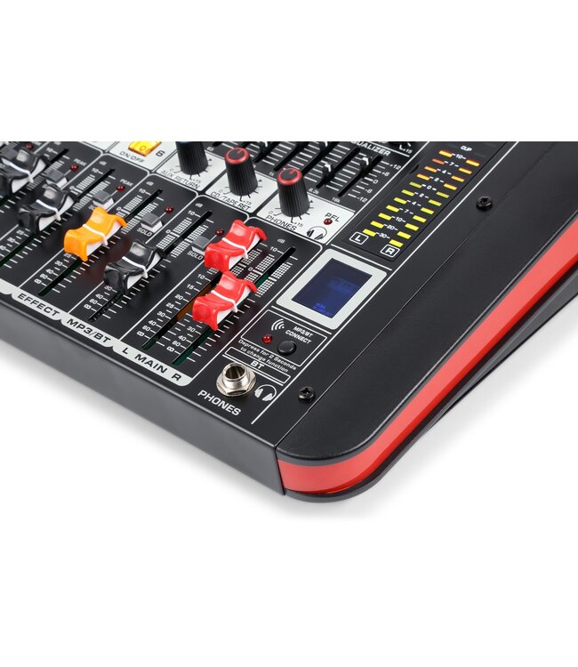 Power Dynamics PDM-M804A 8kanaals mixer met versterker