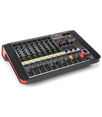 Power Dynamics  PDM-M804A 8kanaals mixer met versterker