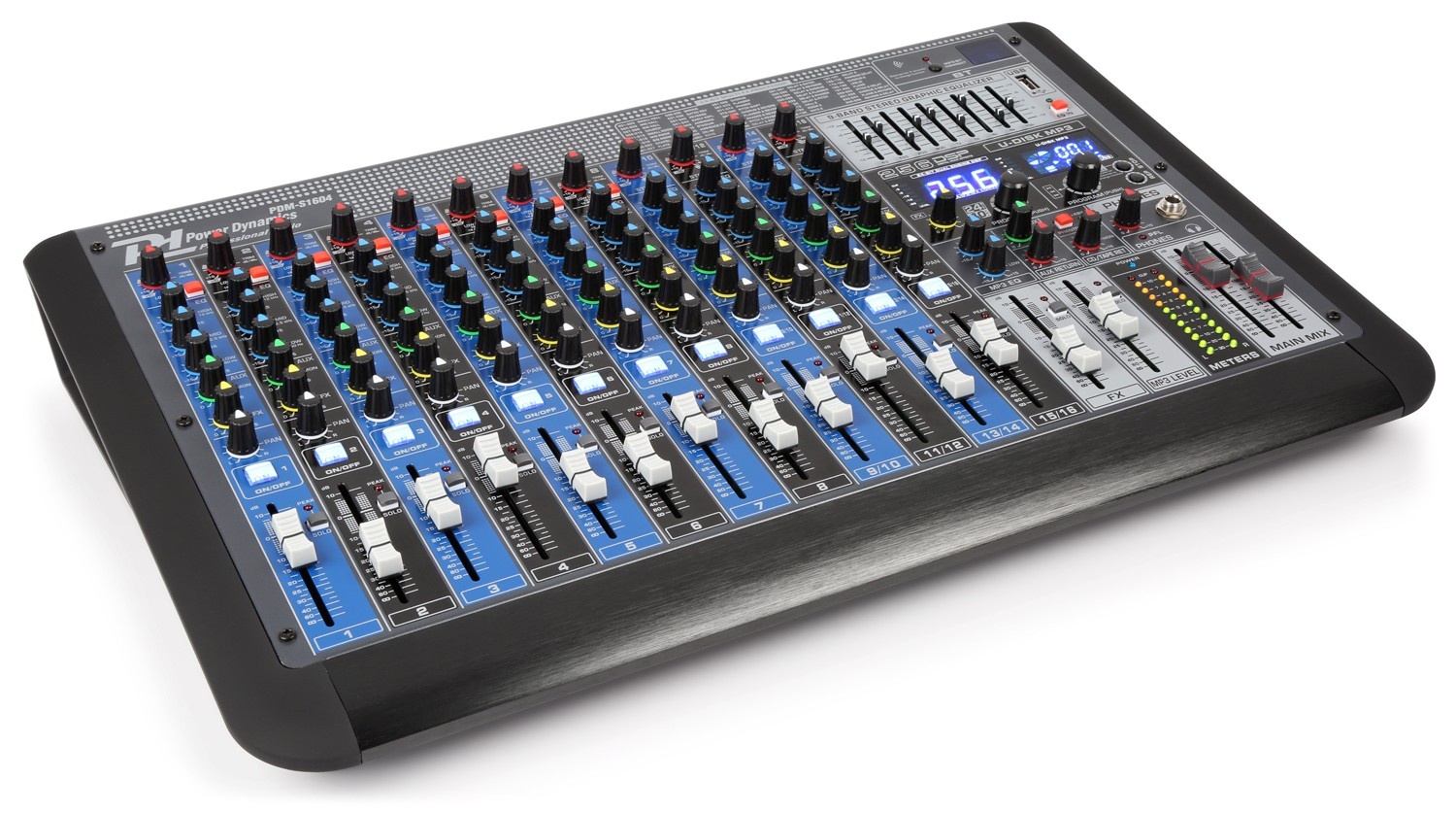 Power Dynamics PDM-S1604 16kanaals analoge mixer