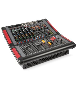 Power Dynamics  PDM-S804A 8 kanaals mixer met versterker