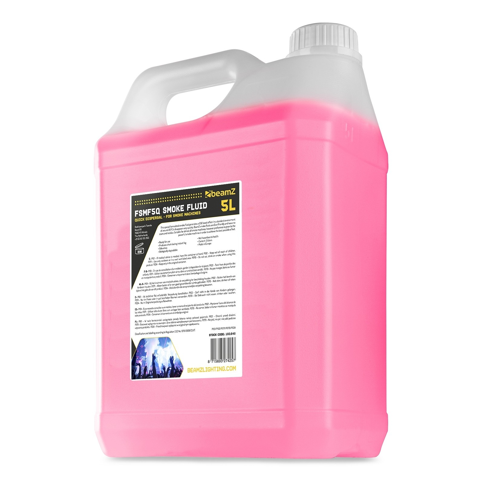 Beamz FSMF5Q Quick Dispersal CO2 Effect rookvloeistof