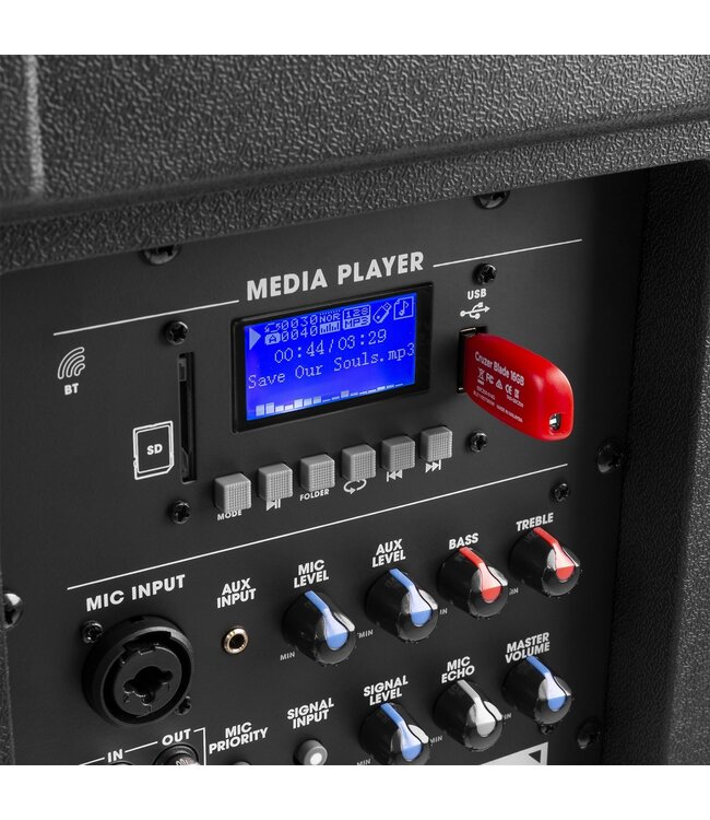 Vonyx VSA500-BP draagbare accu speaker