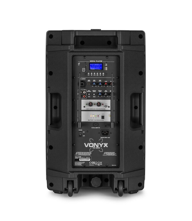 Vonyx VSA500-BP draagbare accu speaker
