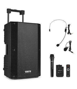Vonyx VSA500-BP draagbare accu speaker
