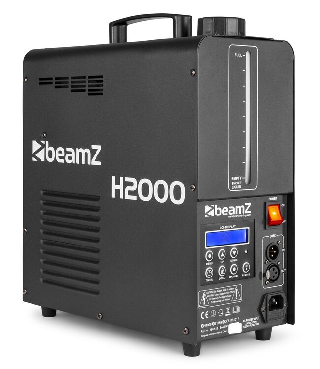Beamz H2000 fazer rookmachine dmx