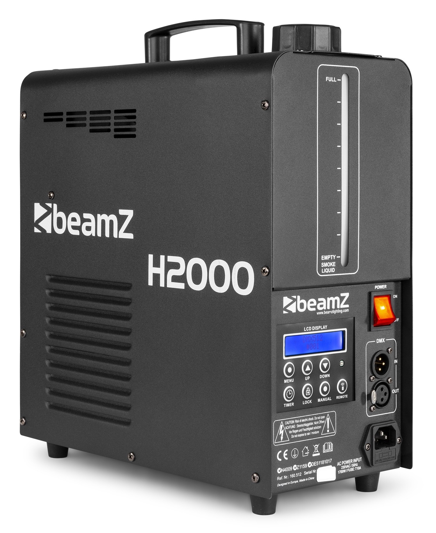 Beamz H2000 fazer rookmachine dmx - Dutch DJ Equipment