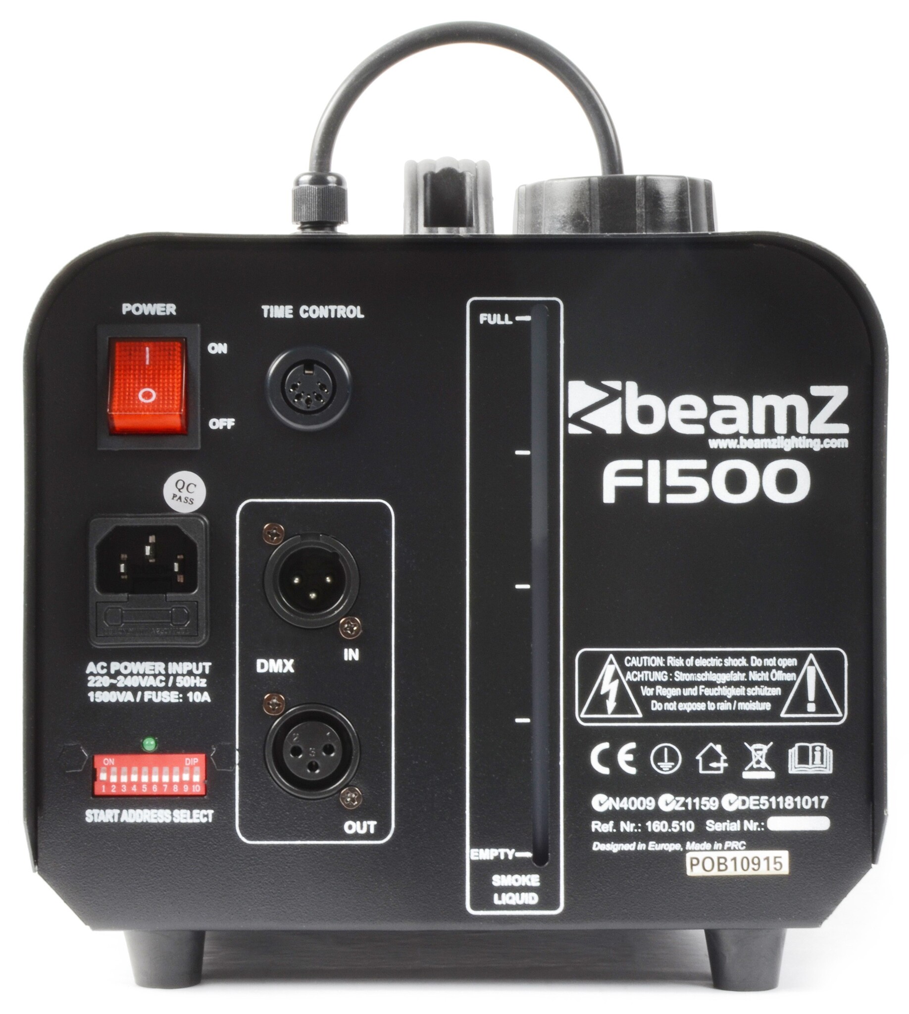 Beamz F1500 fazer dmx - Dutch DJ Equipment