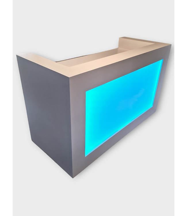 DDEQ stijlvolle led DJ booth squared voor bruiloften en bedrijfsfeesten - op bestelling gemaakt. Vraag om een demo