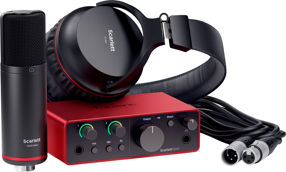 Focusrite Focusrite Scarlett Solo Studio 4th gen studio bundel