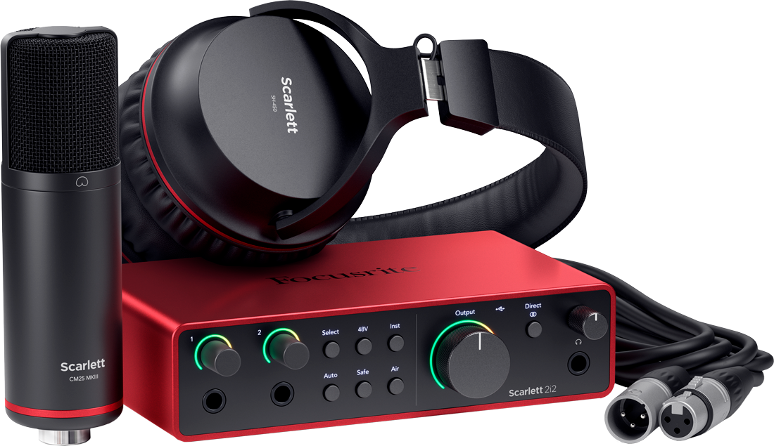 Focusrite Focusrite Scarlett 2i2 Studio 4th gen studio bundel