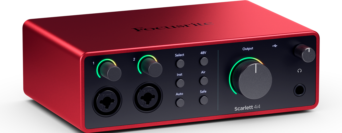 Focusrite Scarlett 4i4 audio interface