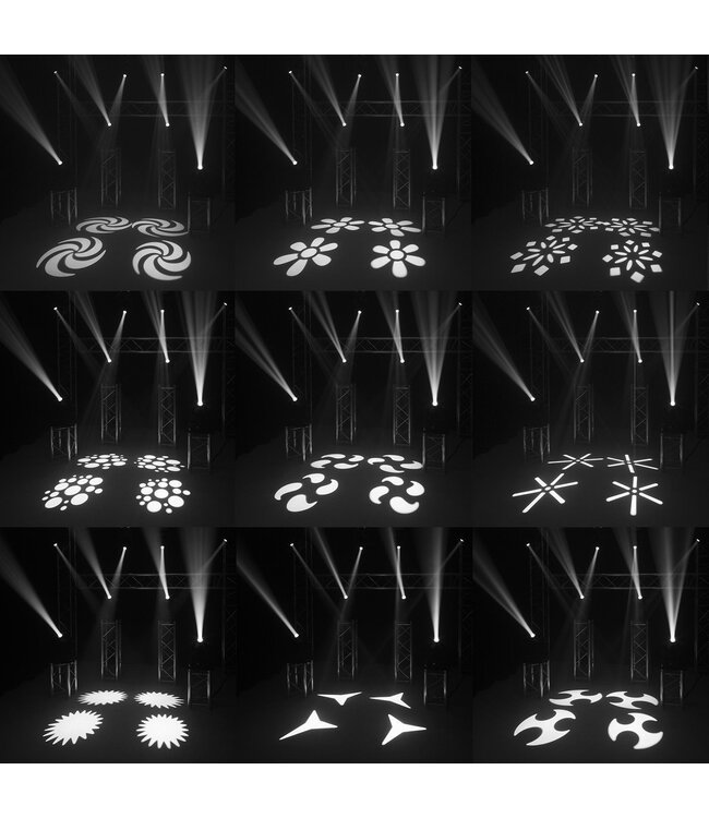 B-stock BeamZ Set van 2 IGNITE 180 spot LED Movingheads in Flightcase