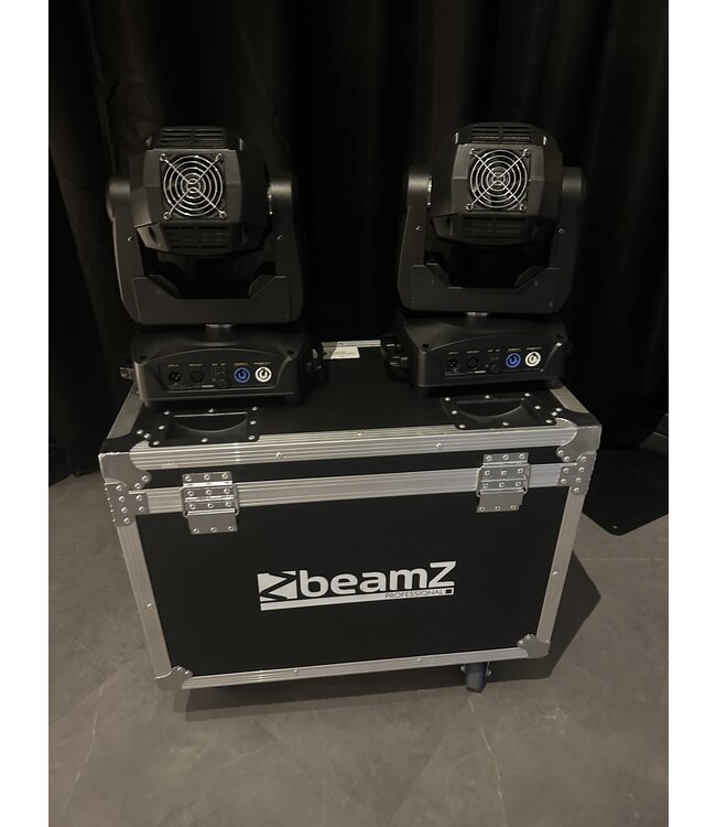 B-stock BeamZ Set van 2 IGNITE 180 spot LED Movingheads in Flightcase