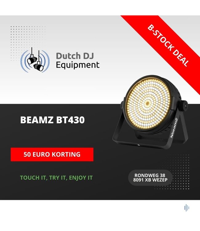 Beamz Demomodel BeamZ BT430 LED stroboscoop Par
