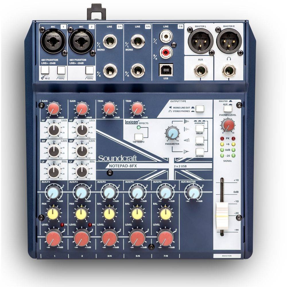 Soundcraft Notepad-8FX mixer