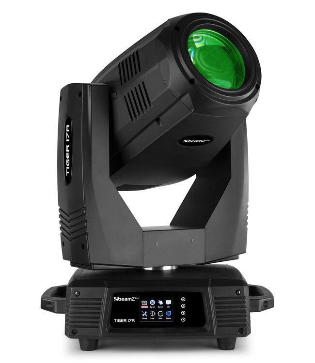 Beamz Tiger 17R moving head 350W - set van 2 in case