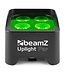 Beamz BBP90 accu uplight set van 4 in tas