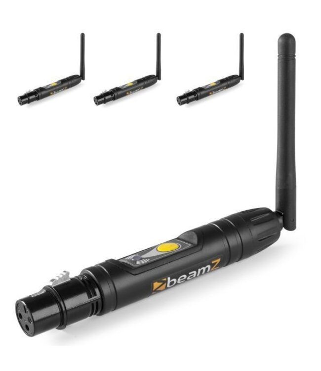 Beamz BBP W-DMX draadloze DMX zender / ontvanger