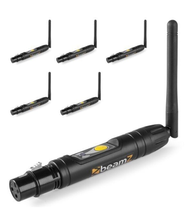 Beamz BBP W-DMX draadloze DMX zender / ontvanger