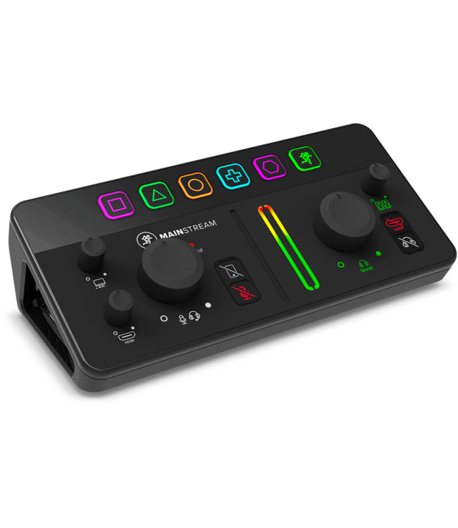 Mackie mainstream interface voor livestreams