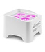 Beamz BBP90 accu uplight set van 4 in tas