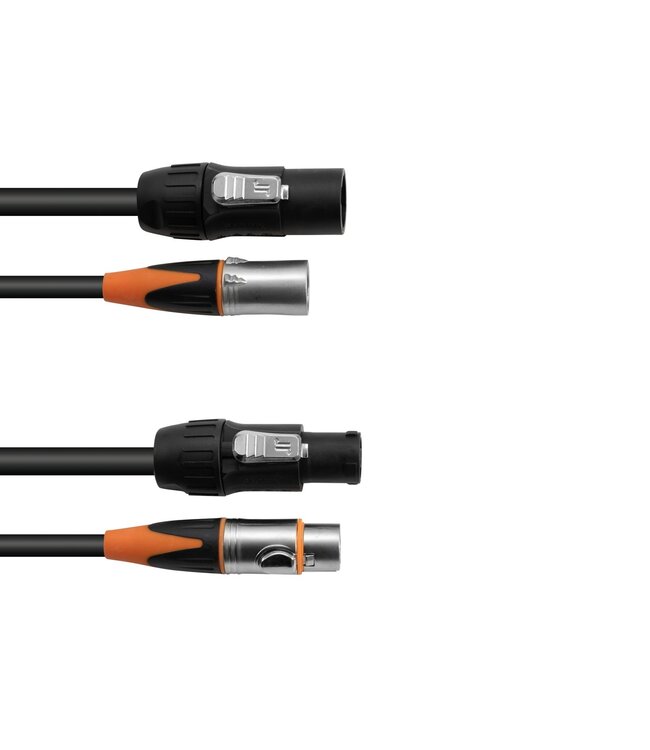 EUROLITE Combi kabel DMX IP T-Con/3 Pin XLR 1,5m