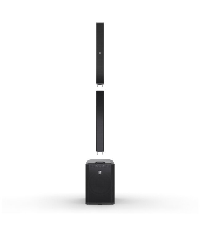 LD Systems MAUI 28 G3 MIX Kolomspeaker met ingebouwde mixer zwart/wit