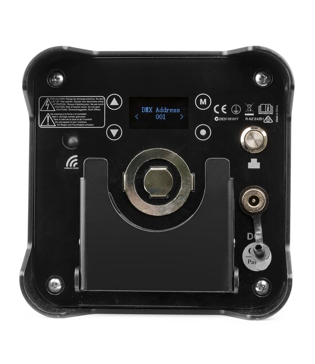 Beamz BBP62 accu uplight 6 stuks in flightcase