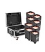Beamz BBP96 Uplighter set 8 met flightcase