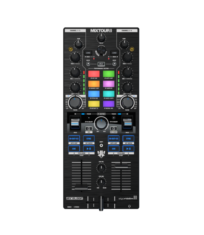 Reloop Mixtour PRO Compacte Draagbare DJ Controller