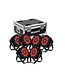 Set  6x WBP912IP met flightcase