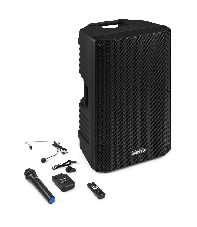 Vonyx VSA700-BP draagbare accu speaker