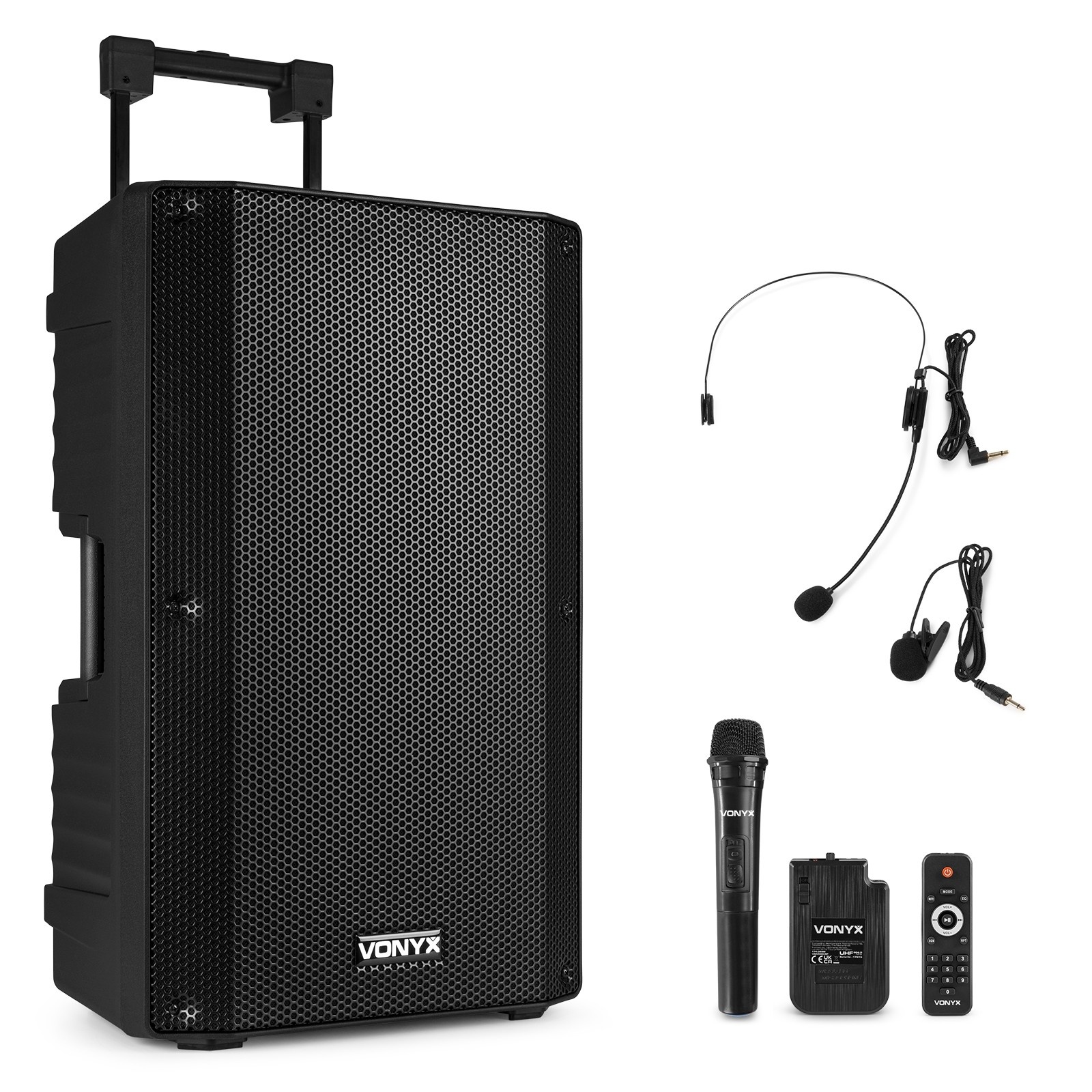 Vonyx VSA700-BP draagbare accu speaker