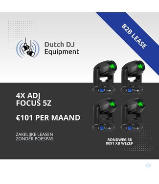 ADJ 4x ADJ Focus Spot 5Z 200 watt spot movinghead lease B2B