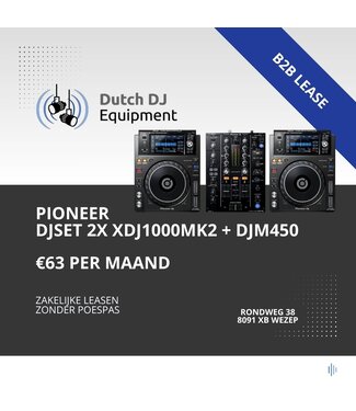 Pioneer Pioneer DJset 2x  XDJ1000 Mk2 + DJm450 B2B lease