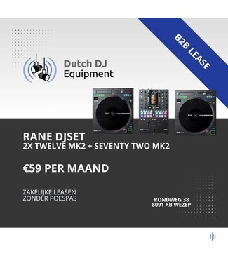Rane Rane DJset 2x Twelve MK2 + Seventy two Mk2 B2B lease