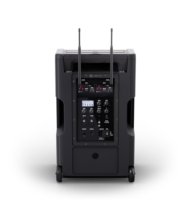 LD Systems ANNY® 10 HHD 2 accu speaker met bluetooth en 2x wireless microfoon