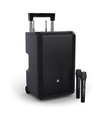 LD Systems ANNY® 10 HHD 2 accu speaker met bluetooth en 2x wireless microfoon