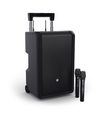 LD Systems LD Systems ANNY® 10 HHD 2 accu speaker met bluetooth en 2x wireless microfoon